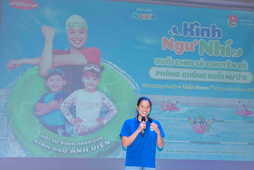 Chia sẻ kiến thức về phòng, chống đuối nước, thuộc Chương trình “Kình ngư nhí” năm 2024