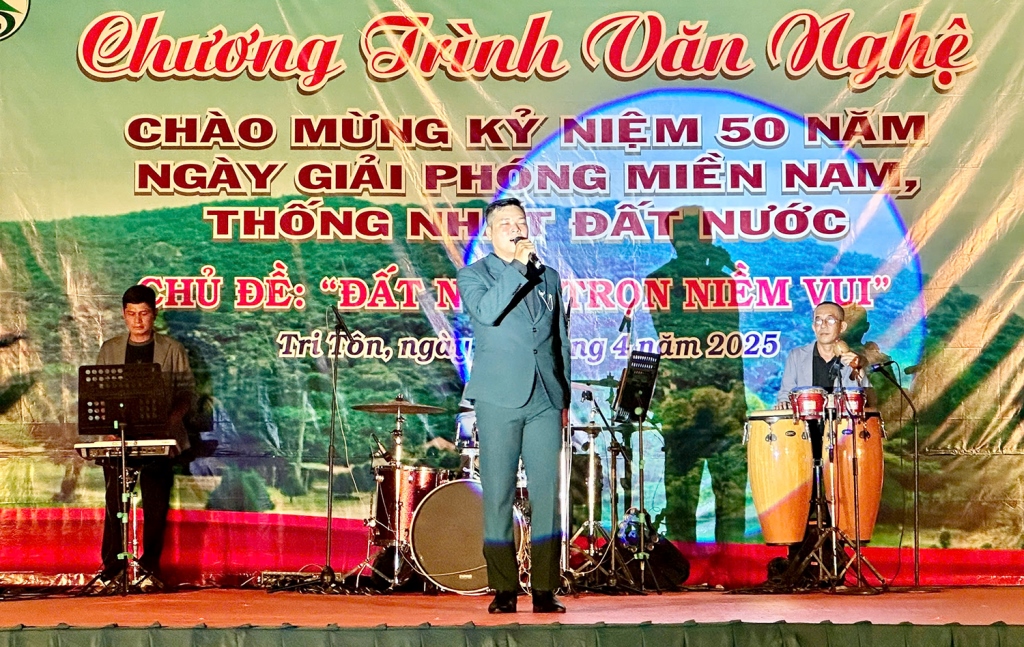 Huyện Tri Tôn tổ chức nhiều hoạt động kỷ niệm 50 năm Ngày Giải phóng miền Nam