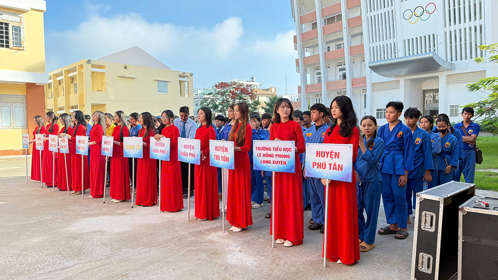Khai mạc Giải trẻ Vovinam tỉnh An Giang năm 2025