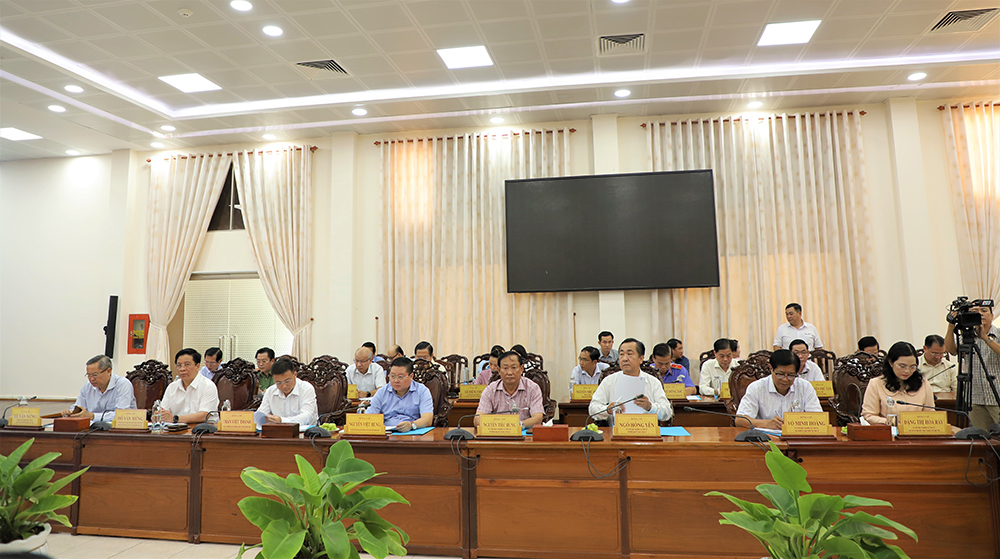 Hội nghị Ban Chỉ đạo hợp nhất 2 tỉnh An Giang và Kiên Giang