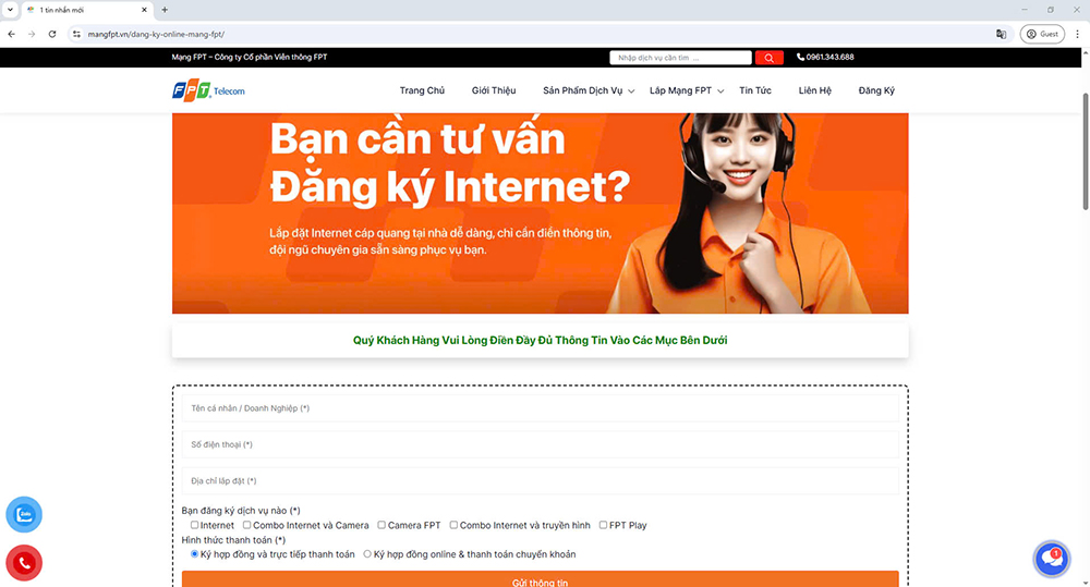Hướng dẫn cách đăng ký lắp mạng FPT Online nhanh chóng và hiệu quả