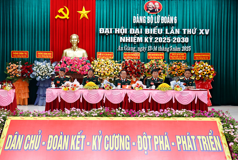 Đại hội đại biểu Đảng bộ Lữ đoàn 6 (nhiệm kỳ 2025 - 2030) thành công tốt đẹp