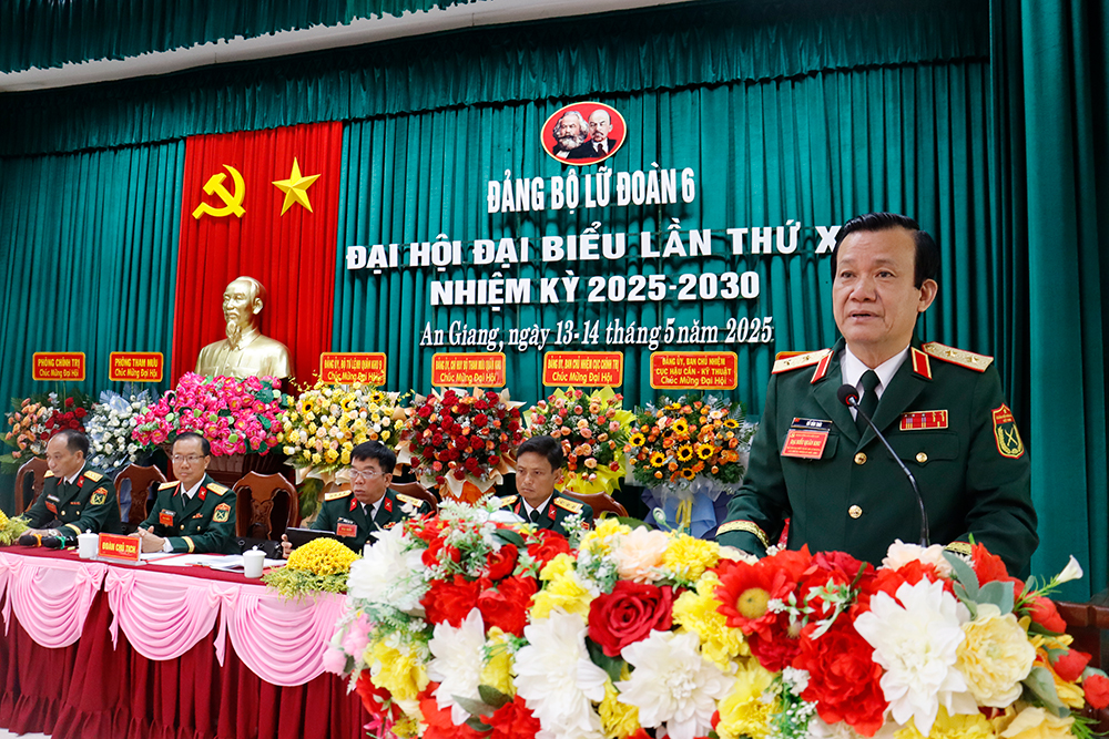 Đại hội đại biểu Đảng bộ Lữ đoàn 6 (nhiệm kỳ 2025 - 2030) thành công tốt đẹp