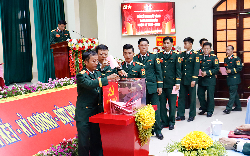Đại hội đại biểu Đảng bộ Lữ đoàn 6 (nhiệm kỳ 2025 - 2030) thành công tốt đẹp