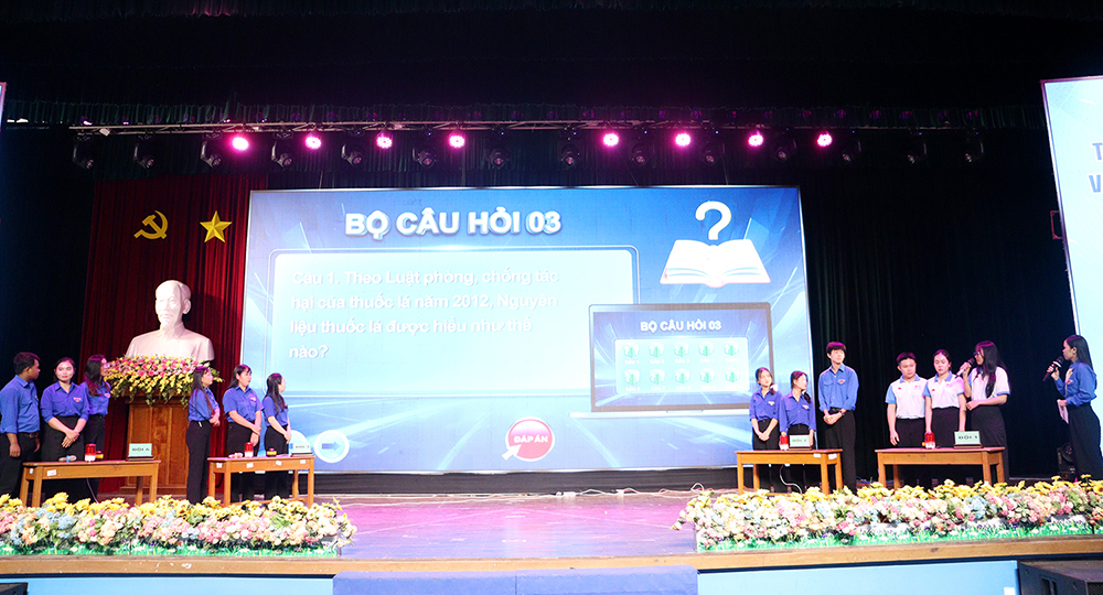 Sôi nổi cuộc thi tìm hiểu về Luật Phòng, chống tác hại thuốc lá