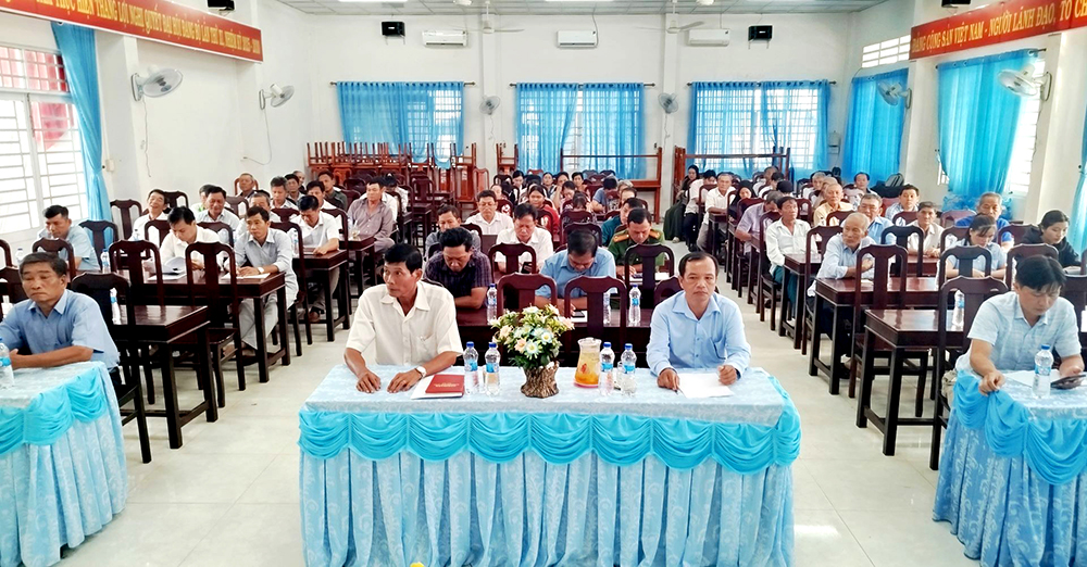 Đại biểu HĐND 2 cấp tiếp xúc cử tri xã Quốc Thái và Phước Hưng