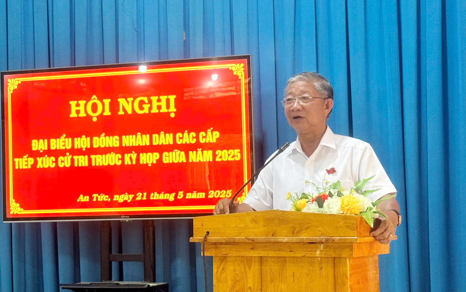 Đại biểu HĐND các cấp tiếp xúc cử tri ở huyện Tri Tôn