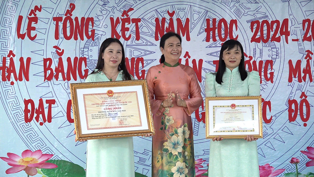 Nhiều trường học ở TX. Tân Châu tổng kết năm học