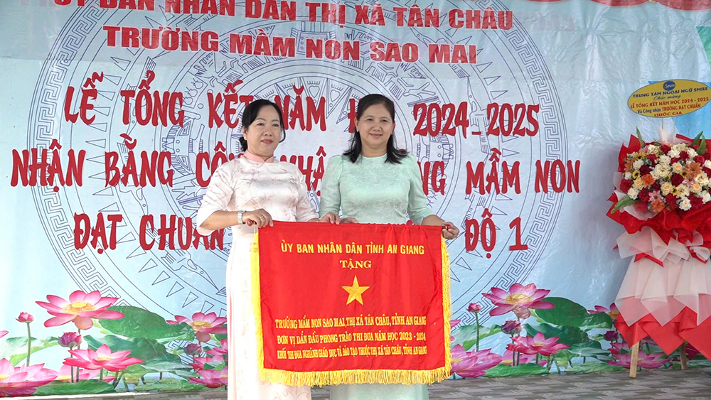 Nhiều trường học ở TX. Tân Châu tổng kết năm học
