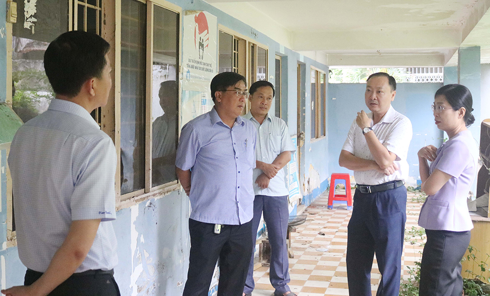 TP. Châu Đốc khảo sát cơ sở vật chất phục vụ sáp nhập đơn vị hành chính