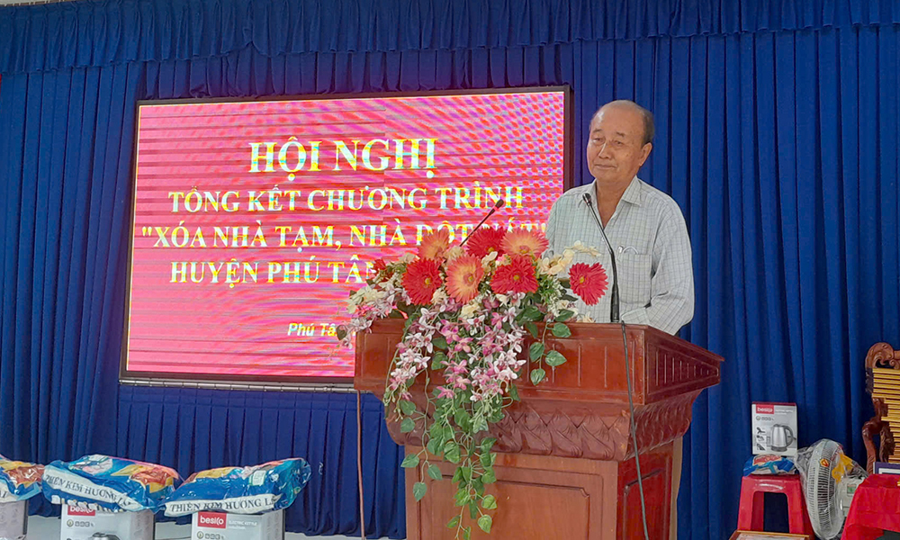 Huyện Phú Tân hoàn thành xóa nhà tạm, nhà dột nát