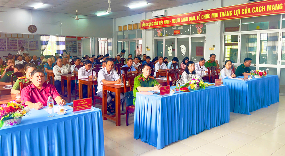 Công an phường Nhơn Hưng là kiểu mẫu về an ninh trật tự và văn minh đô thị năm 2024
