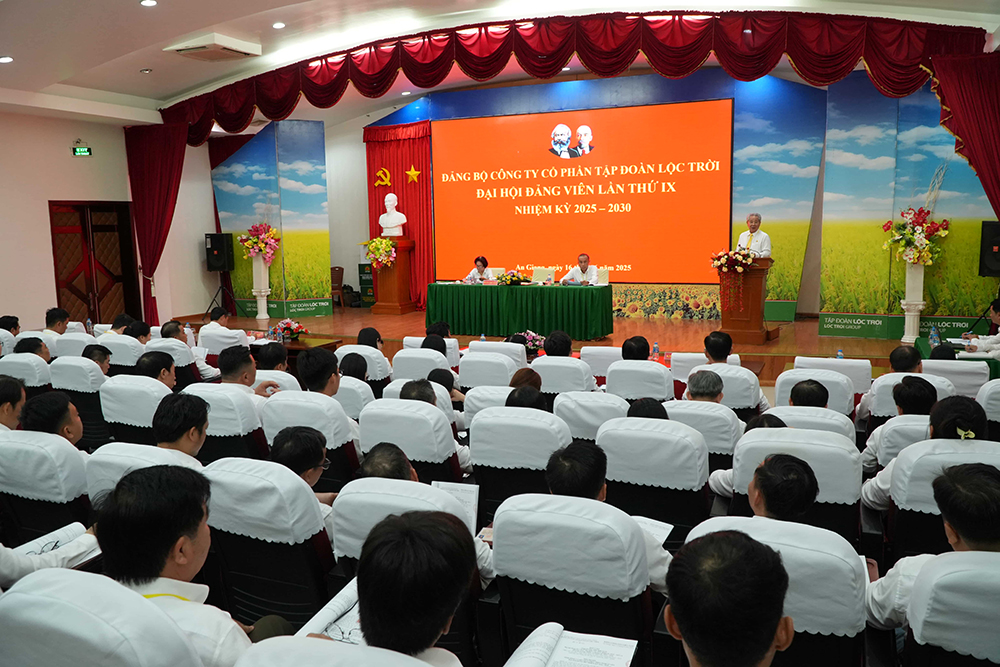 Đảng bộ Công ty Cổ phần Tập đoàn Lộc Trời tổ chức Đại hội đảng viên nhiệm kỳ 2025 - 2030