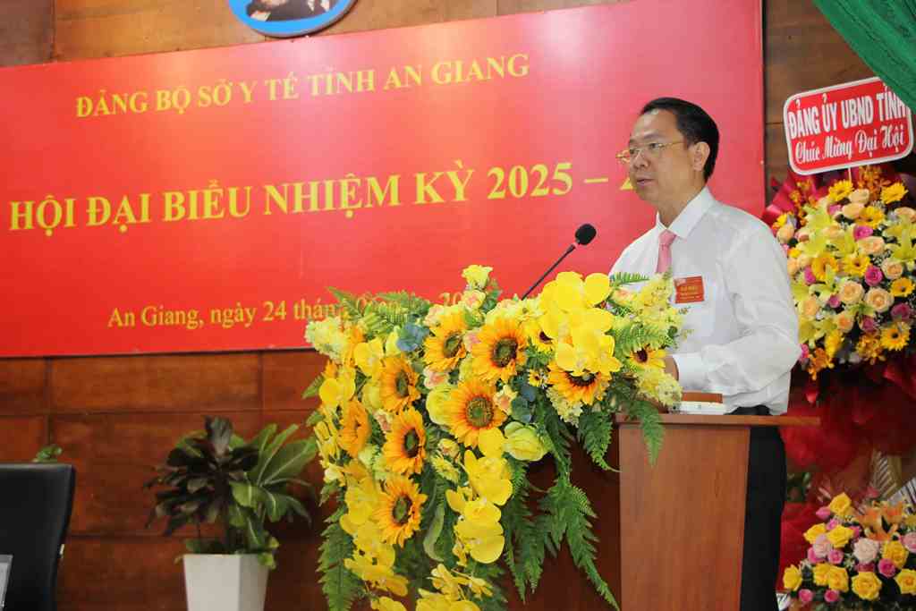 Đại hội Đảng bộ Sở Y tế An Giang nhiệm kỳ 2025-2030