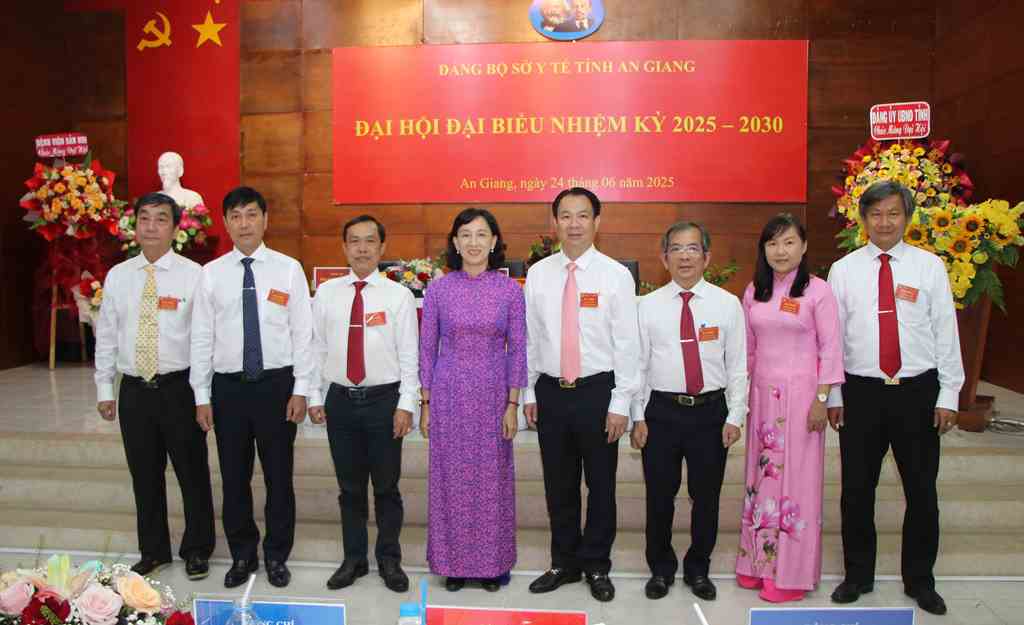 Đại hội Đảng bộ Sở Y tế An Giang nhiệm kỳ 2025-2030