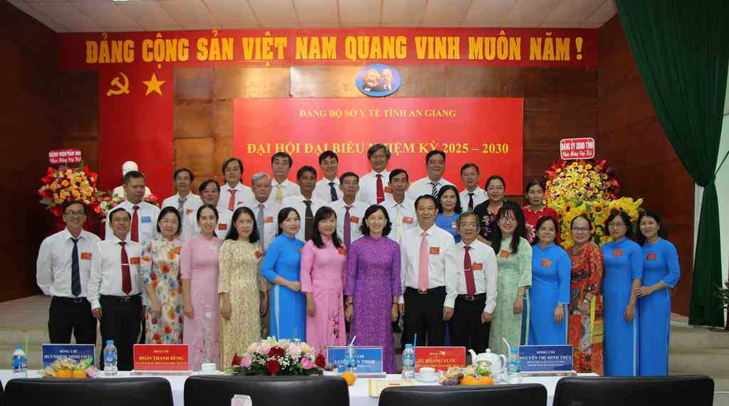 Đại hội Đảng bộ Sở Y tế An Giang nhiệm kỳ 2025-2030