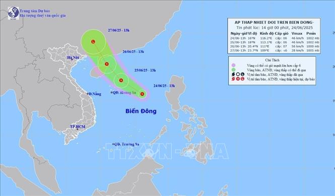 Các tỉnh, thành phố từ Quảng Ninh đến Phú Yên chủ động ứng phó áp thấp nhiệt đới