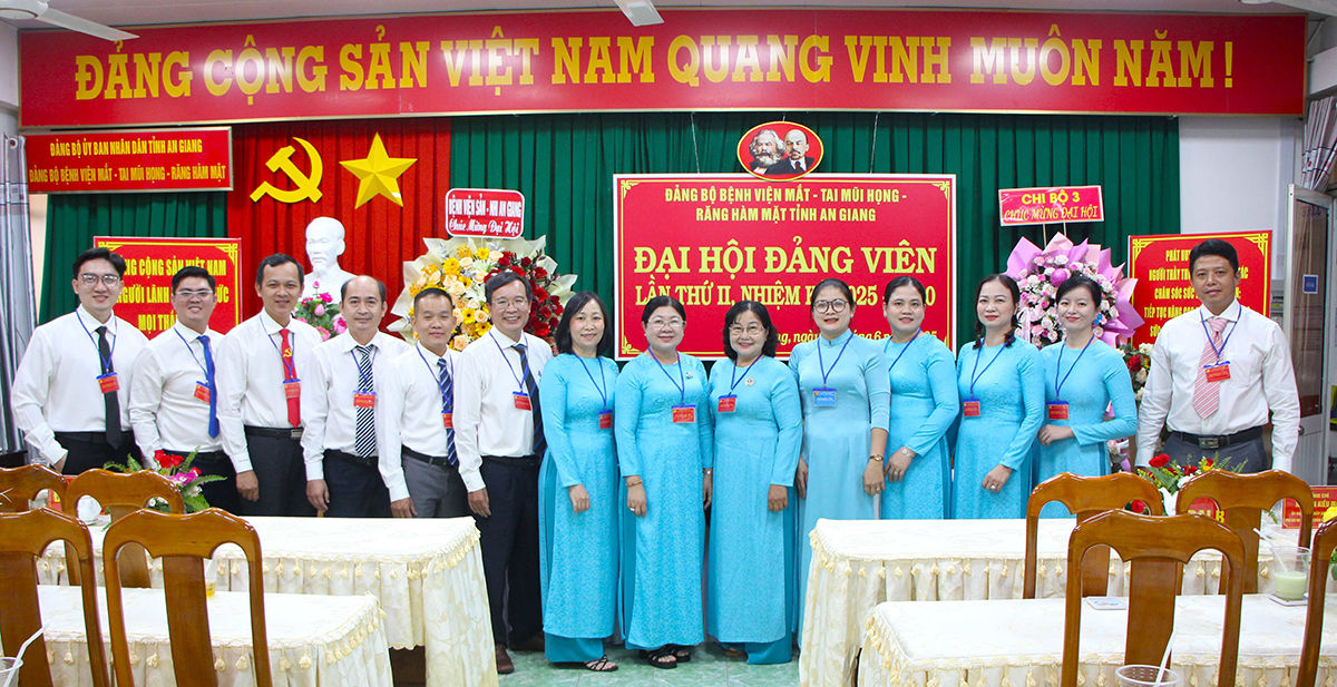 Đại hội Đảng bộ Bệnh viện Mắt-Tai mũi họng-Răng hàm mặt An Giang