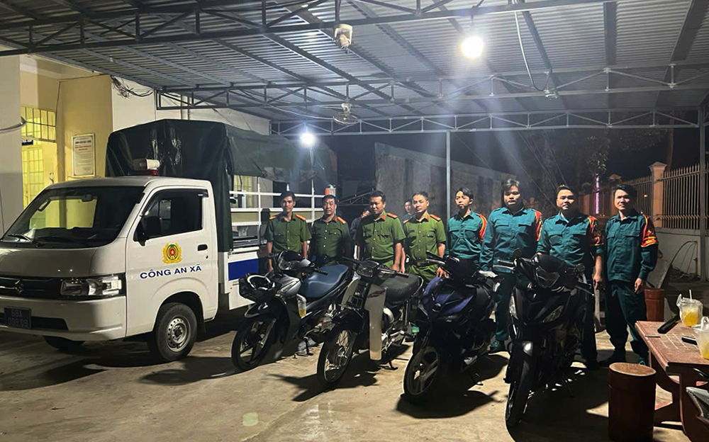 Kịp thời ngăn chặn khoảng 40 đối tượng tụ tập đánh nhau ở phường Hà Tiên