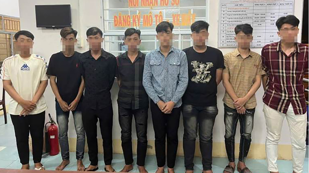 Kịp thời ngăn chặn khoảng 40 đối tượng tụ tập đánh nhau ở phường Hà Tiên