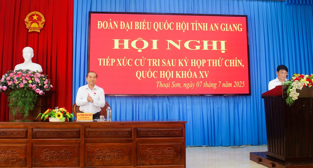Cử tri tỉnh An Giang gửi gắm nhiều ý kiến sau sáp nhập đơn vị hành chính