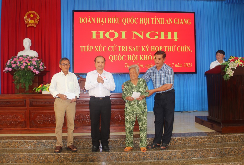 Cử tri tỉnh An Giang gửi gắm nhiều ý kiến sau sáp nhập đơn vị hành chính