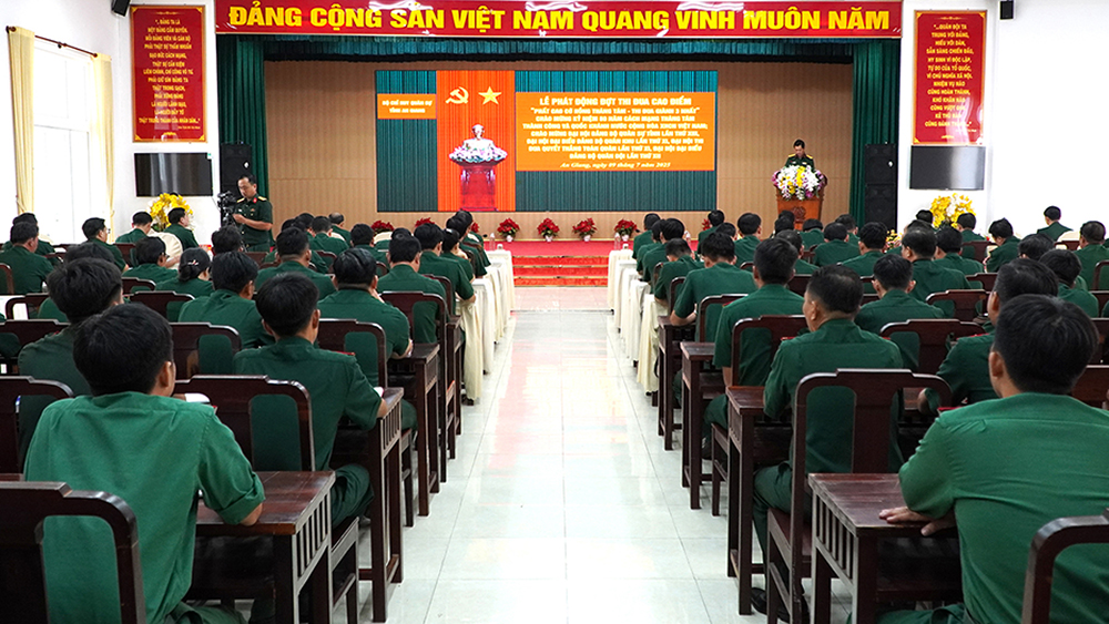 Bộ Chỉ huy Quân sự tỉnh An Giang phát động đợt thi đua cao điểm