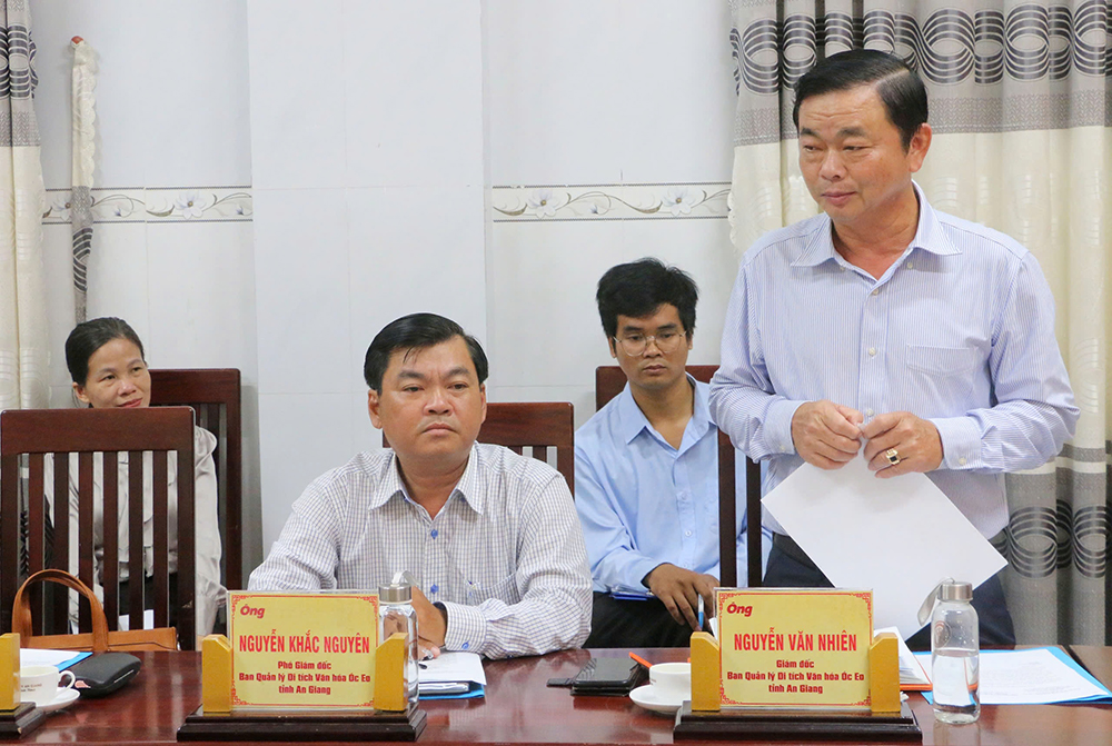 Phó Chủ tịch UBND tỉnh An Giang Lê Trung Hồ: Bảo tồn, phát huy giá trị của di sản Văn hóa Óc Eo không chỉ là trách nhiệm, mà còn là sứ mệnh lịch sử
