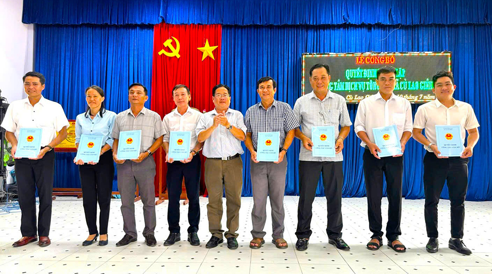 Thành lập Trung tâm Dịch vụ tổng hợp xã Cù Lao Giêng