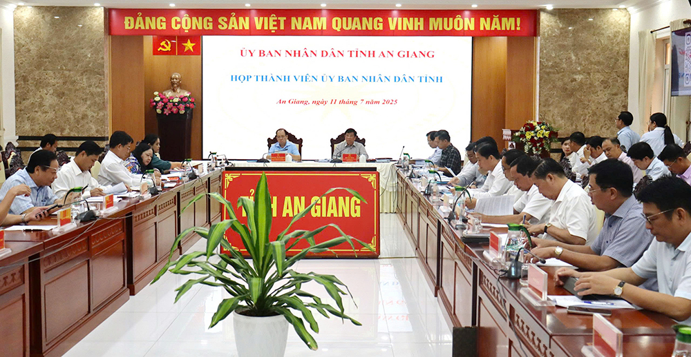 Thành viên UBND tỉnh An Giang thông qua 8 văn bản trình HĐND tỉnh