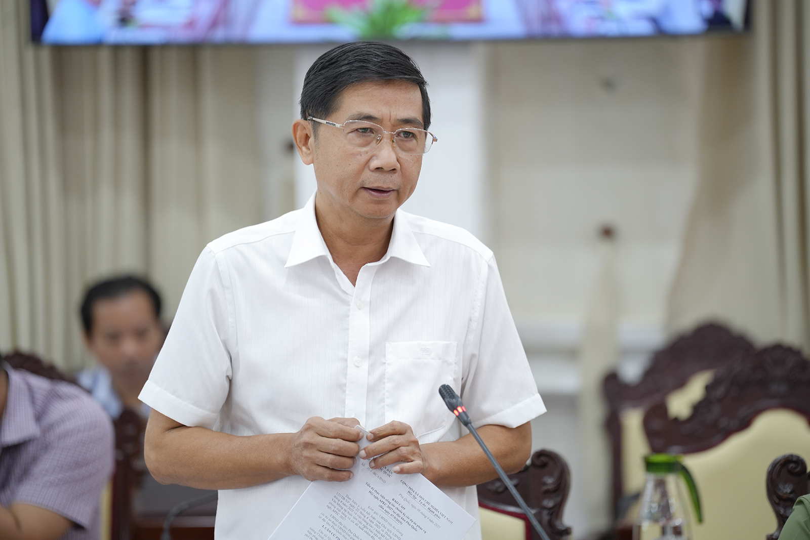 Chủ tịch UBND tỉnh An Giang Hồ Văn Mừng làm việc với đặc khu Phú Quốc