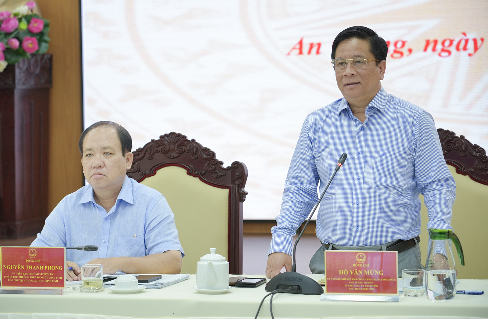Chủ tịch UBND tỉnh An Giang Hồ Văn Mừng làm việc với đặc khu Phú Quốc