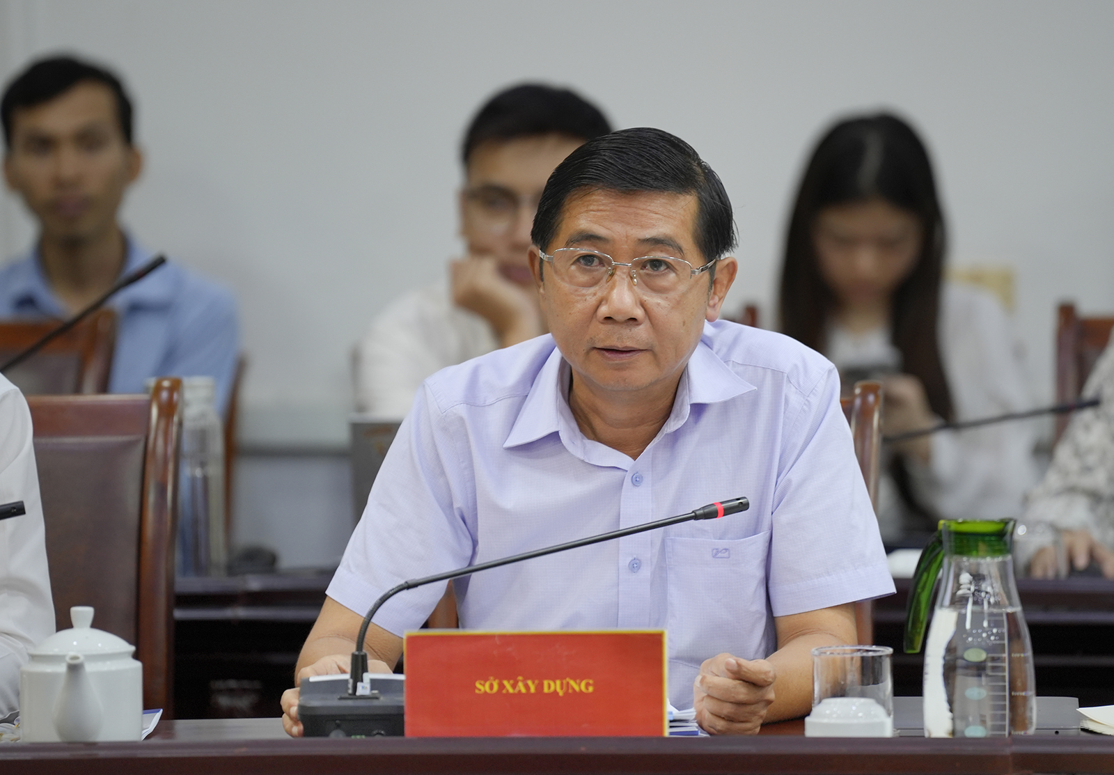 Chủ tịch UBND tỉnh An Giang nghe báo cáo tiến độ triển khai công trình, dự án phục vụ APEC 2027