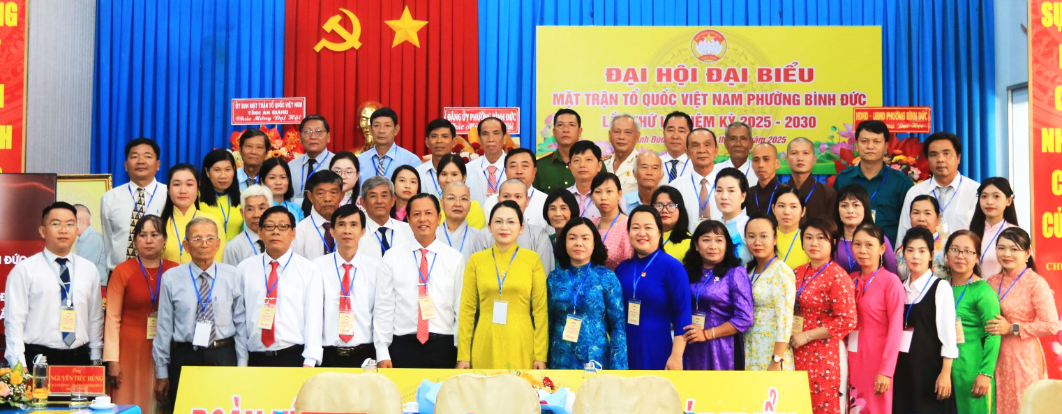 Ủy ban MTTQ Việt Nam xã khóa I, nhiệm kỳ 2025 - 2030 phường Bình Đức ra mắt