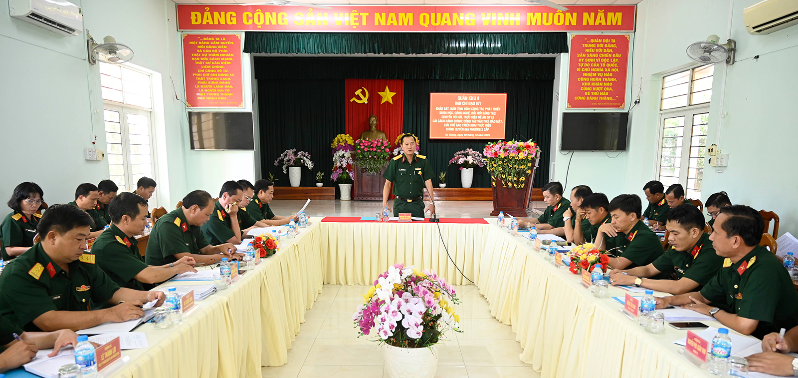 Quân khu 9 kiểm tra công tác cải cách hành chính và chuyển đổi số tại Bộ Chỉ huy Quân sự tỉnh An Giang