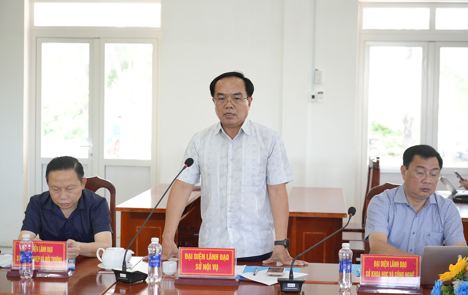 Bí thư Tỉnh ủy An Giang Nguyễn Tiến Hải kiểm tra, khảo sát tại xã Tân Thạnh
