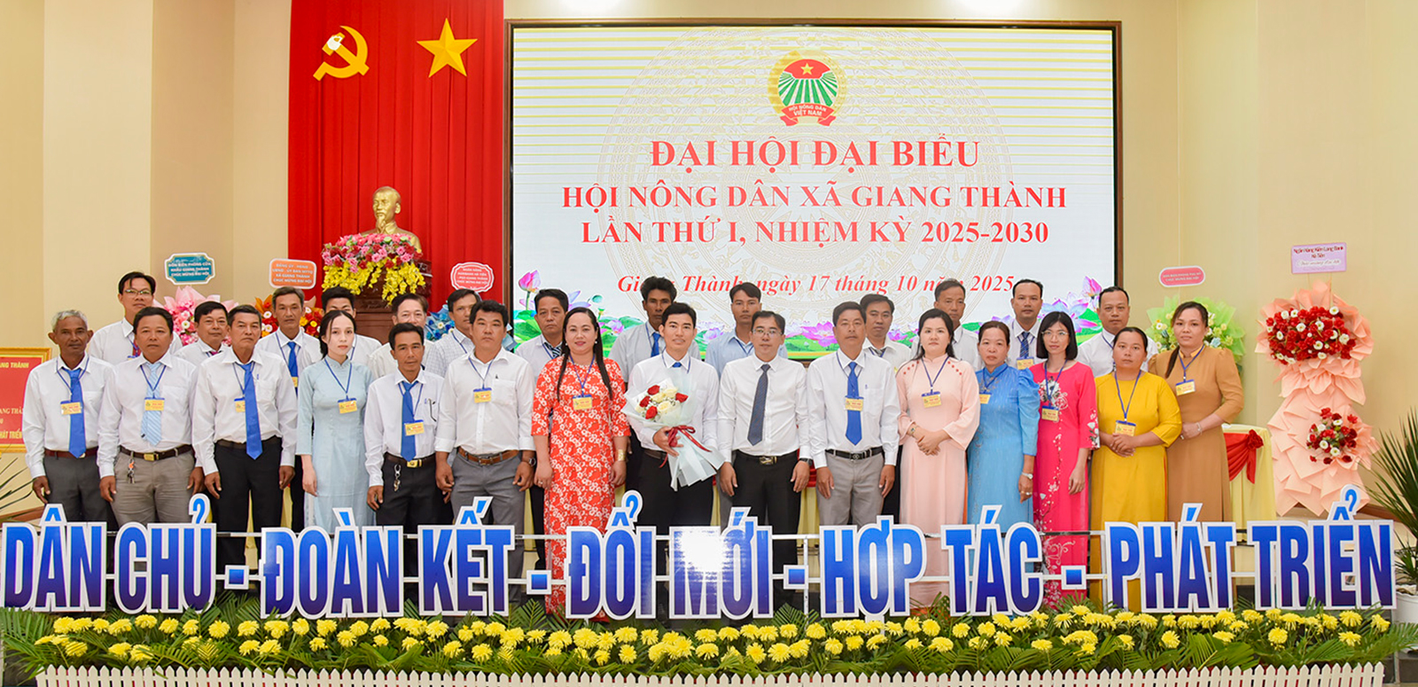 Các xã tổ chức Đại hội đại biểu Hội Nông dân nhiệm kỳ 2025 - 2030