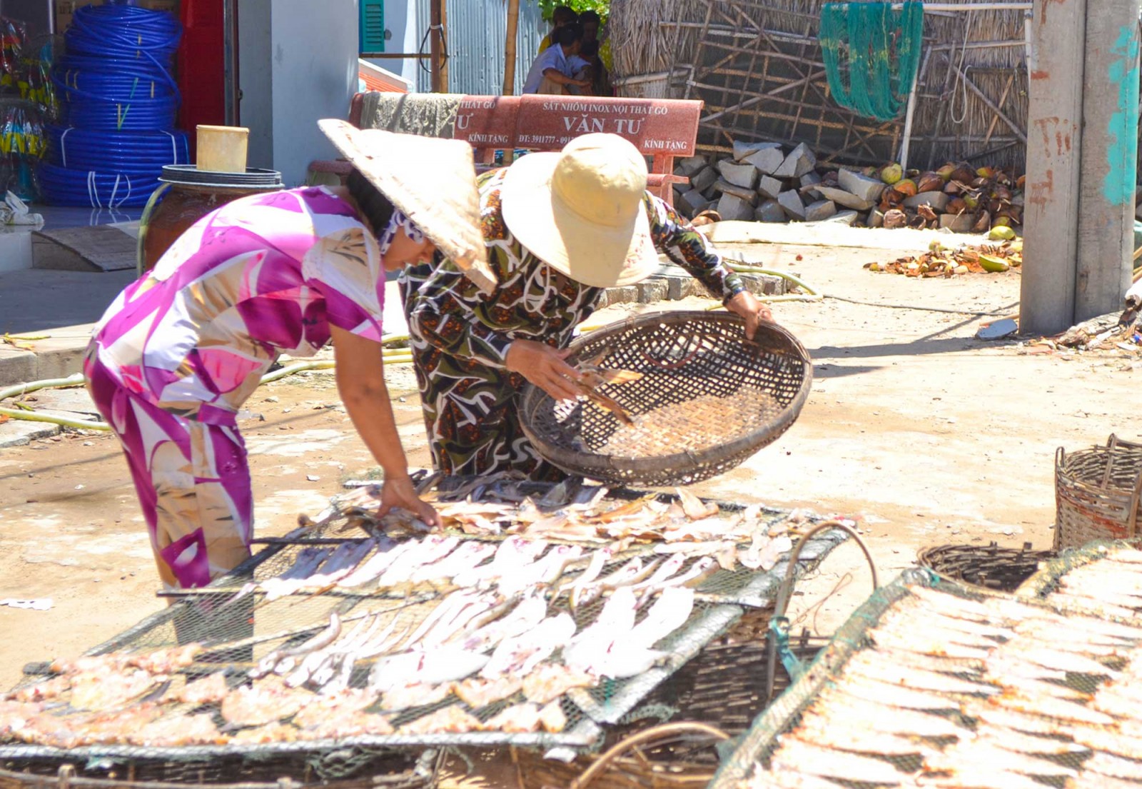 Nghề làm khô ở xứ biển An Giang