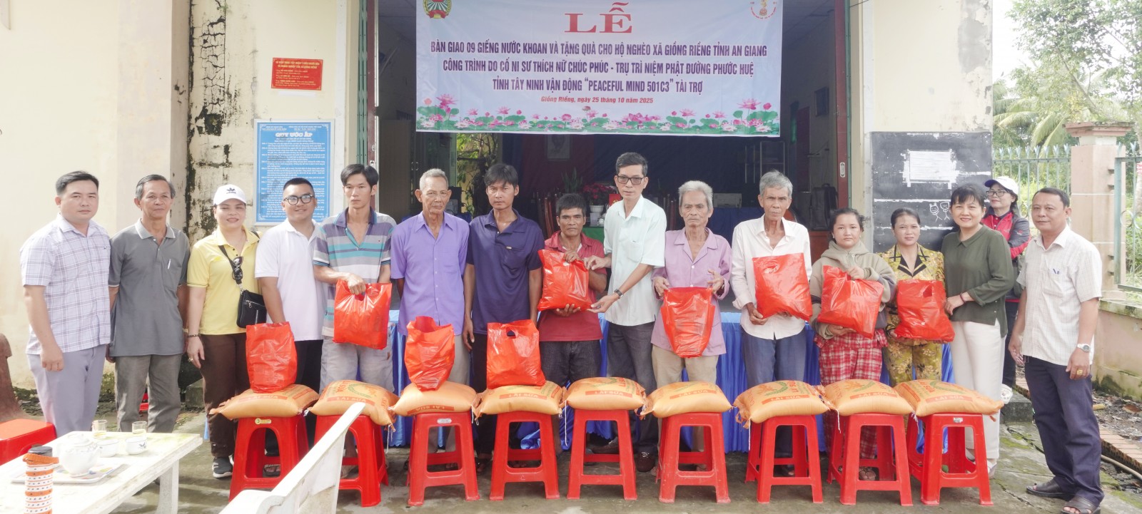 Hội Nông dân tỉnh An Giang khởi công xây dựng cầu nông thôn và bàn giao giếng nước