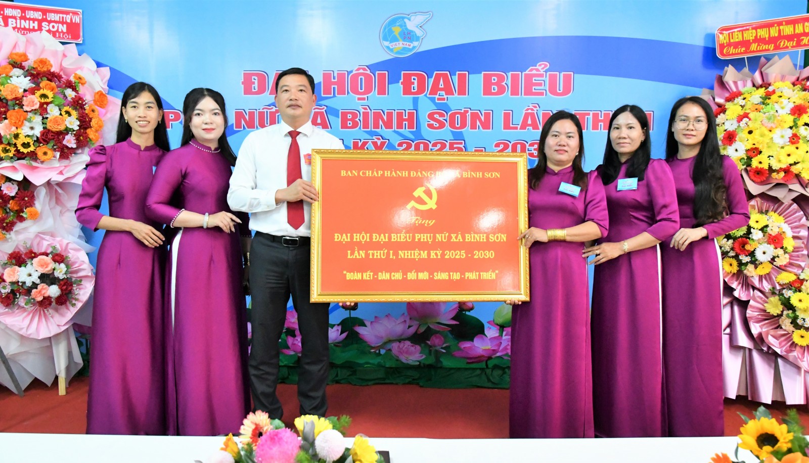 Đại hội phụ nữ xã Bình Sơn nhiệm kỳ 2025 - 2030