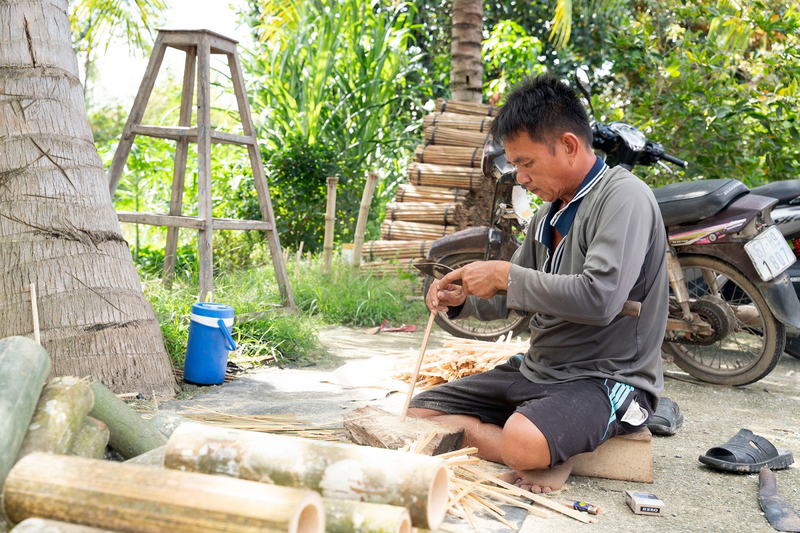 Làng nghề lọp lươn Cần Đăng