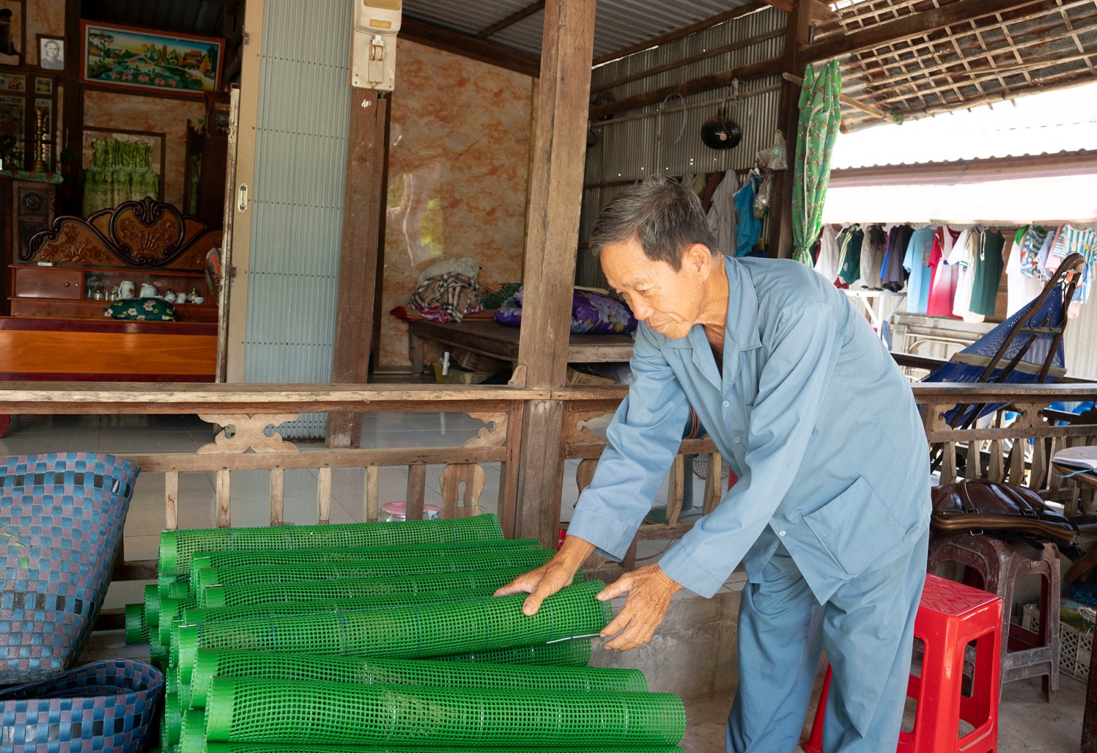 Làng nghề lọp lươn Cần Đăng