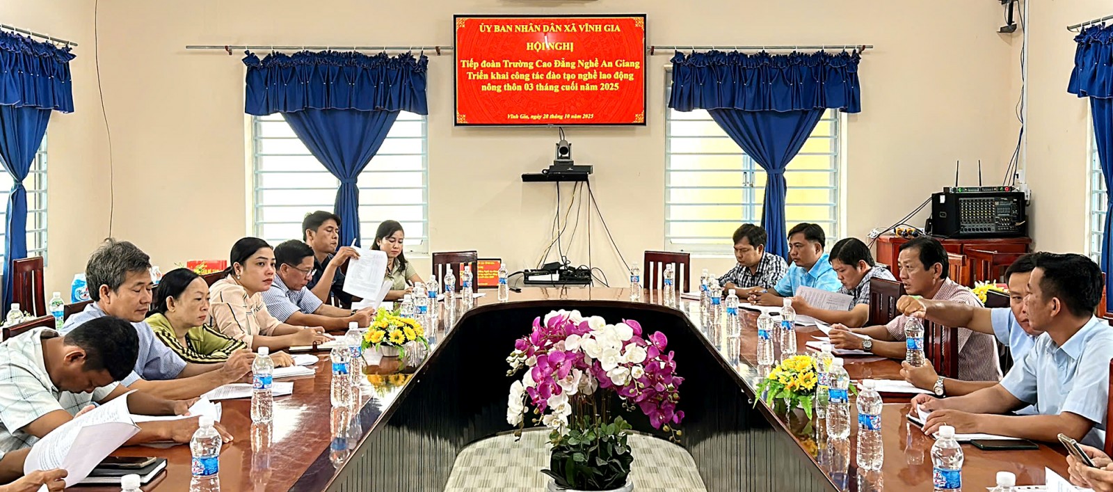 Triển khai kế hoạch phối hợp đào tạo nghề cho lao động nông thôn xã Vĩnh Gia