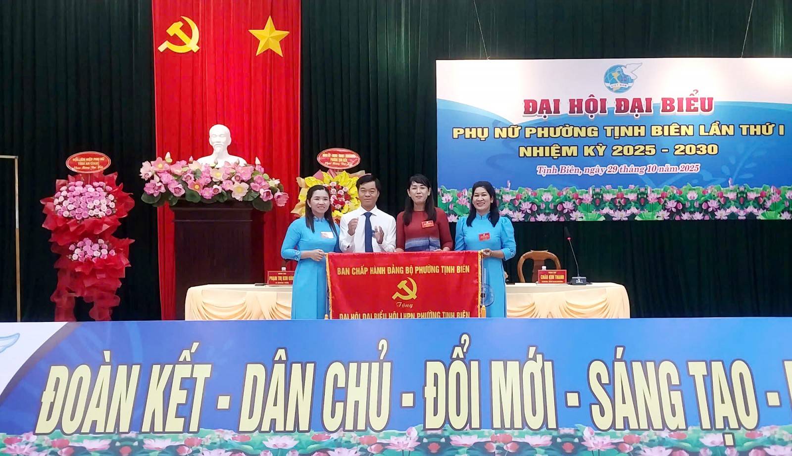 Hội Liên hiệp Phụ nữ phường Tịnh Biên đề ra 3 khâu đột phá nhiệm kỳ 2025 - 2030