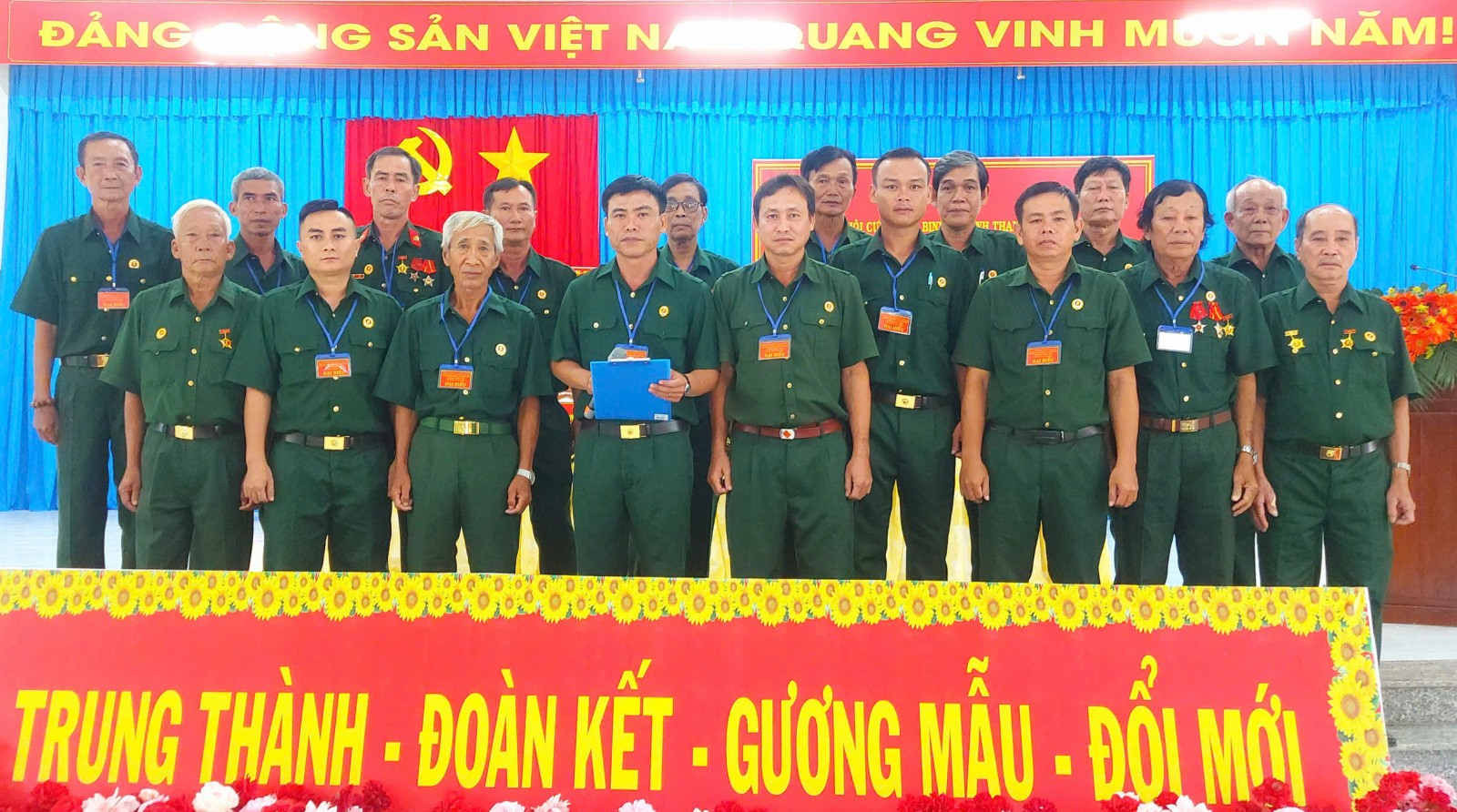 Đại hội đại biểu Hội Cựu chiến binh xã Bình Thạnh Đông nhiệm kỳ 2025 - 2030