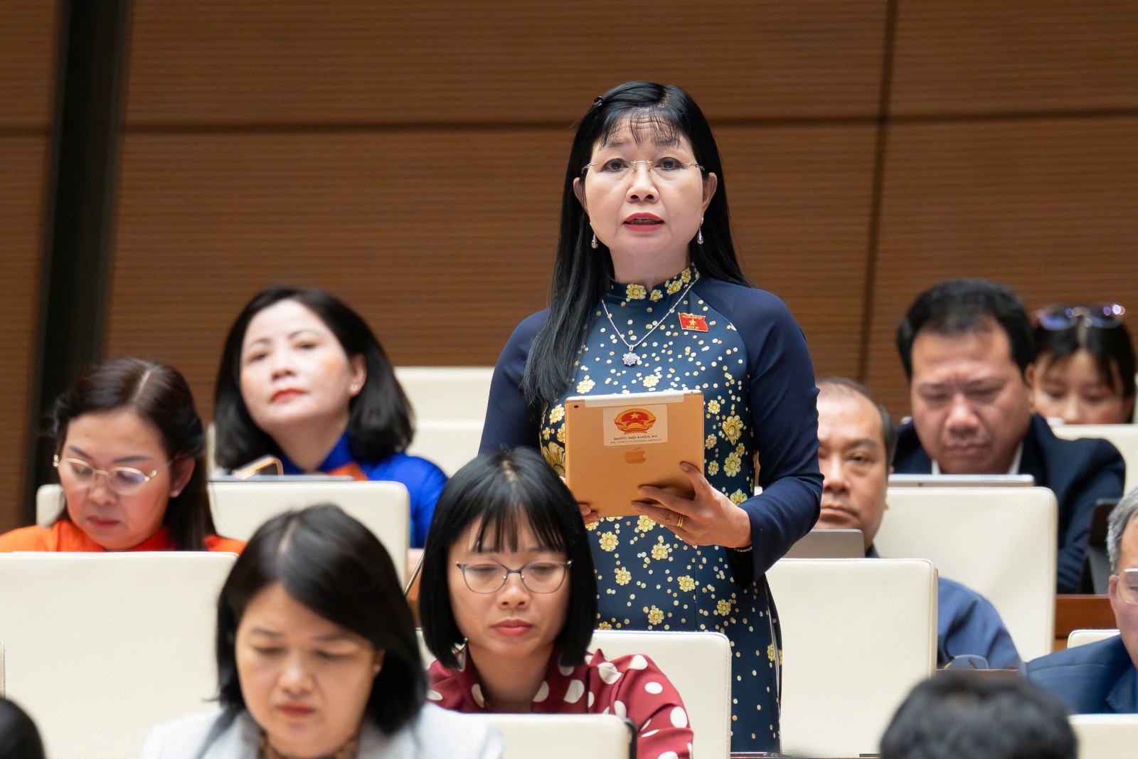 Trưởng Đoàn Đại biểu Quốc hội tỉnh An Giang đóng góp chính sách cho người cao tuổi