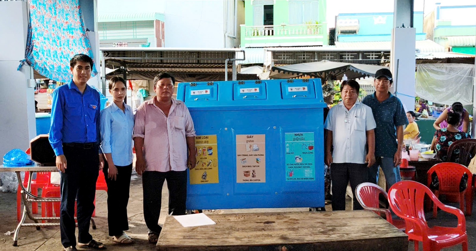 Ra mắt mô hình “Ngôi nhà xanh - Phân loại rác tại nguồn” tại xã An Cư