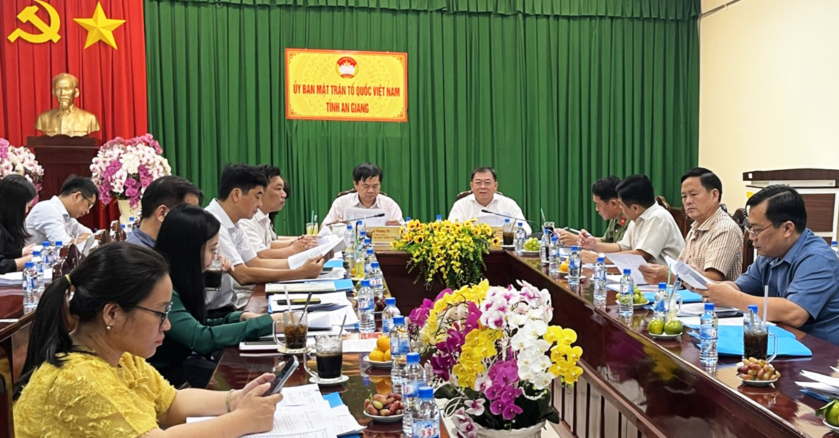 Dự kiến ngày 27 và 28/11 diễn ra Đại hội đại biểu Ủy ban MTTQ Việt Nam tỉnh An Giang