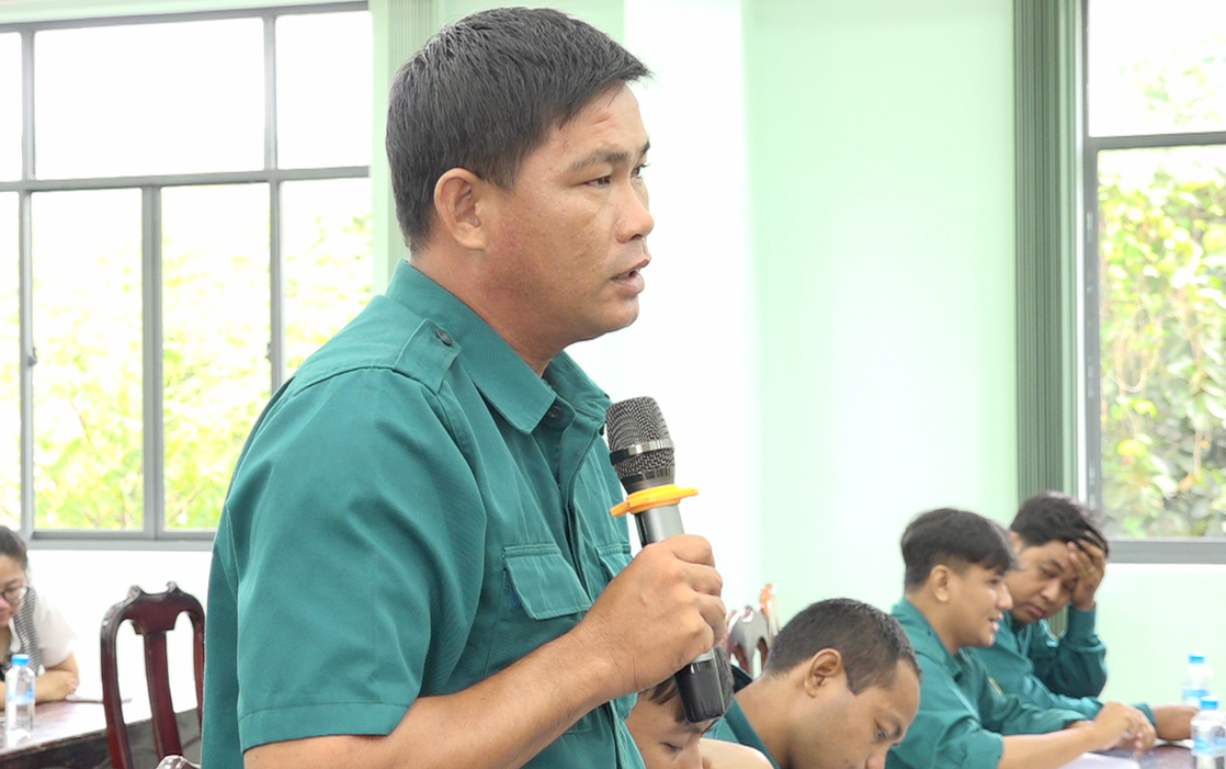 Hà Tiên đối thoại dân chủ giữa cấp ủy, chính quyền với lực lượng dân quân thường trực