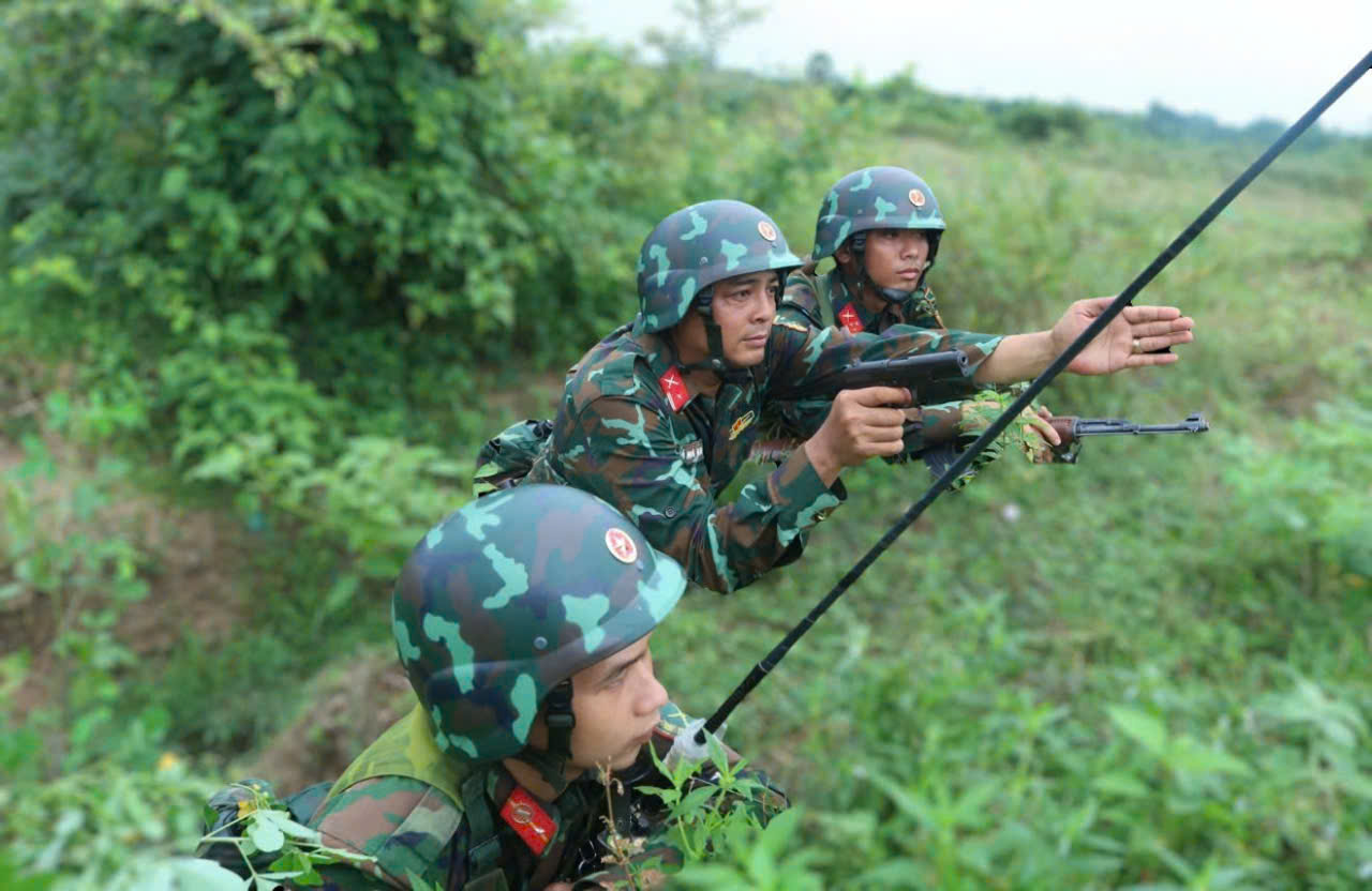 Tiểu đoàn 6 hoàn thành diễn tập chiến thuật tại Trường bắn Chi Lăng